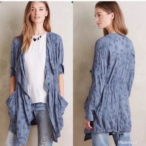 *BLACK* Hei Hei Drapey Embroidered jacket